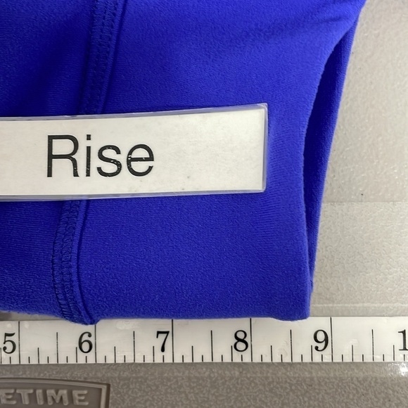 Beyond Yoga Leggings Womens Small Blue Ankle Snap Flexible - Picture 11 of 13